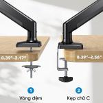 Giá treo, giá đỡ arm màn hình máy tính E-Dra EMA7302