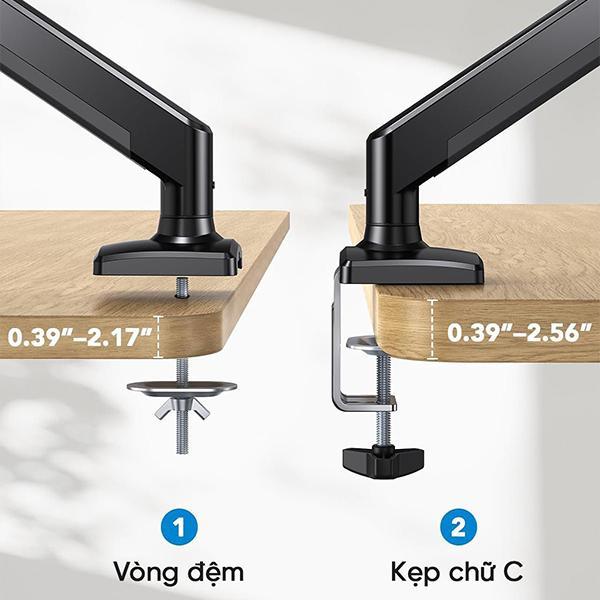 Giá treo, giá đỡ arm màn hình máy tính E-Dra EMA7302