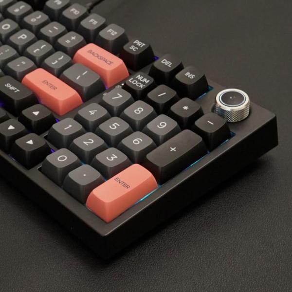 Bàn phím máy tính gaming cơ có dây Asestek AK98 black grey