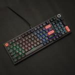 Bàn phím máy tính gaming cơ có dây Asestek AK98 black grey