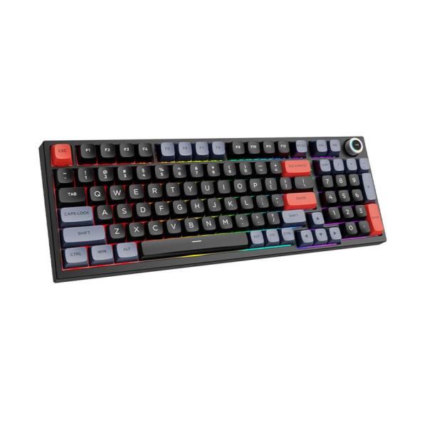 Bàn phím máy tính gaming cơ có dây Asestek AK98 grey black