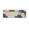 Bàn phím máy tính gaming cơ có dây Asestek AK98 grey white
