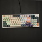 Bàn phím máy tính gaming cơ có dây Asestek AK98 grey white