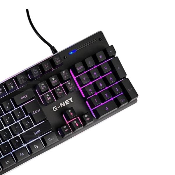 Bàn phím máy tính gaming giả cơ chống nước G-Net GK300 Rgb