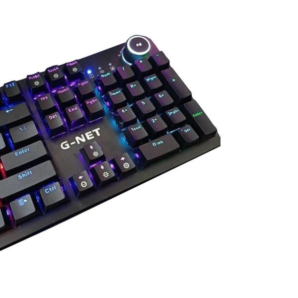 Bàn phím máy tính gaming có dây cơ quang G-Net GK515 Rgb