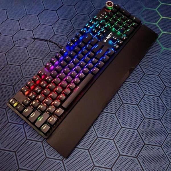 Bàn phím máy tính gaming có dây cơ quang G-Net GK515 Rgb