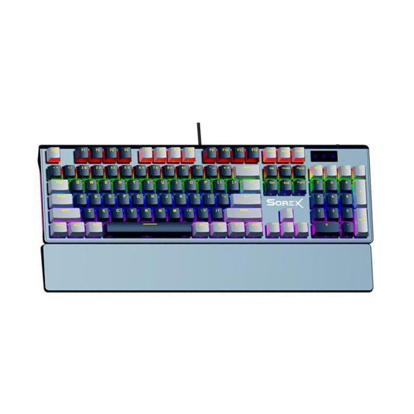 Bàn phím máy tính gaming cơ có dây Sorex SK105 Grey Black