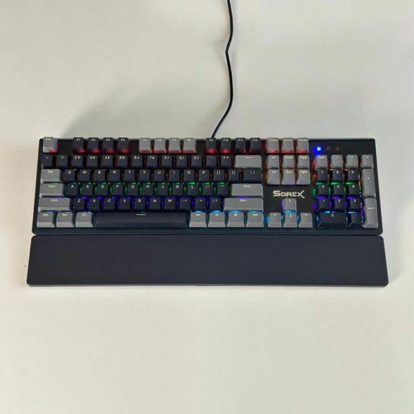Bàn phím máy tính gaming cơ có dây Sorex SK105 Grey Black