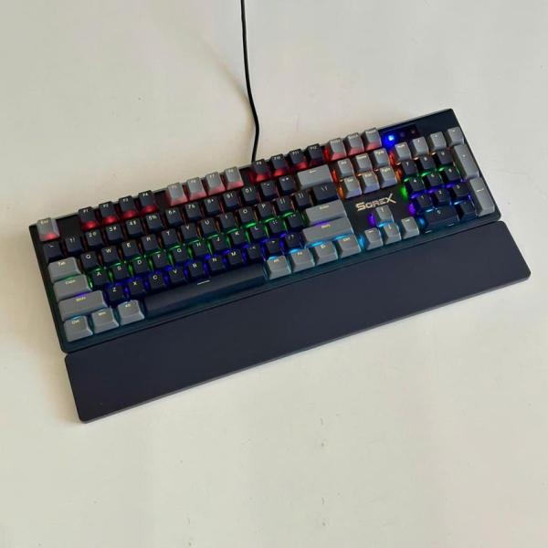 Bàn phím máy tính gaming cơ có dây Sorex SK105 Grey Black