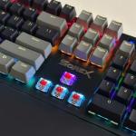 Bàn phím máy tính gaming cơ có dây Sorex SK105 Grey Black