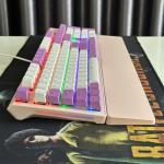 Bàn phím máy tính gaming cơ có dây Sorex SK105 Pink White