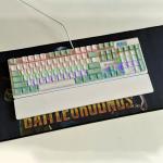 Bàn phím máy tính gaming cơ có dây Sorex SK105 Green White