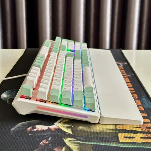Bàn phím máy tính gaming cơ có dây Sorex SK105 Green White