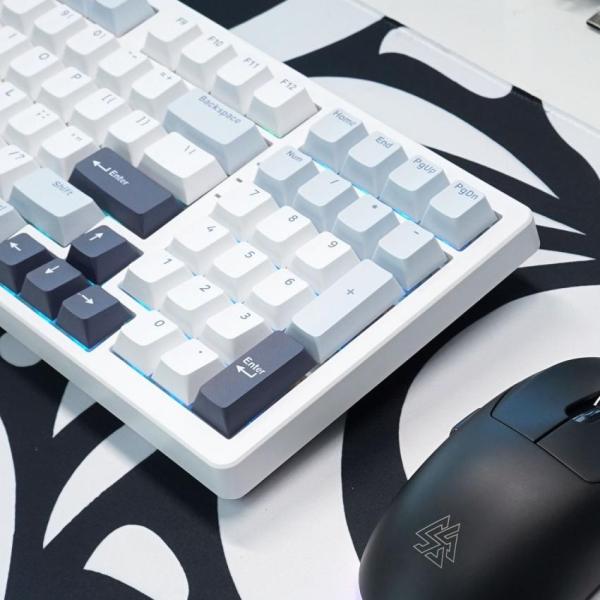 Bàn phím máy tính gaming không dây Sorex SK98W Bishi Blue Rgb 3 mode