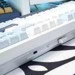 Bàn phím máy tính gaming không dây Sorex SK98W Bishi Blue Rgb 3 mode