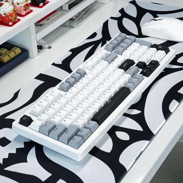 Bàn phím máy tính gaming không dây Sorex SK98W gray black Rgb 3 mode