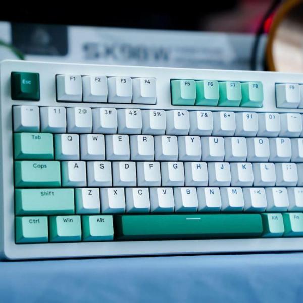 Bàn phím máy tính gaming không dây Sorex SK98W Green Wild Rgb 3 mode