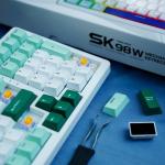 Bàn phím máy tính gaming không dây Sorex SK98W Green Wild Rgb 3 mode