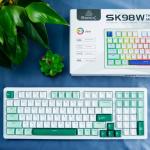 Bàn phím máy tính gaming không dây Sorex SK98W Green Wild Rgb 3 mode
