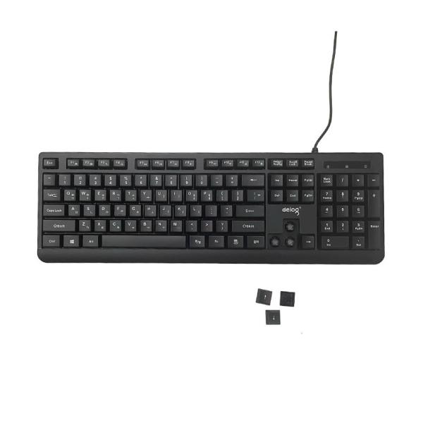 Bàn phím máy tính văn phòng tiếng hàn quốc có dây Deiog DY-803S
