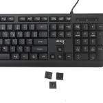 Bàn phím máy tính văn phòng tiếng hàn quốc có dây Deiog DY-803S
