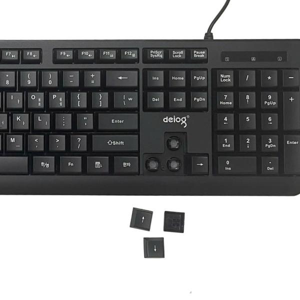 Bàn phím máy tính văn phòng tiếng hàn quốc có dây Deiog DY-803S