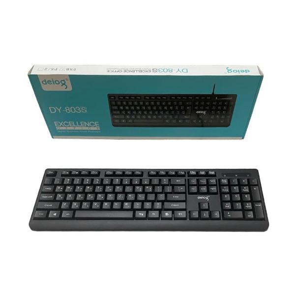 Bàn phím máy tính văn phòng tiếng hàn quốc có dây Deiog DY-803S