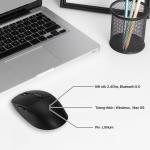 Chuột máy tính công thái học không dây E-Dra EM605W