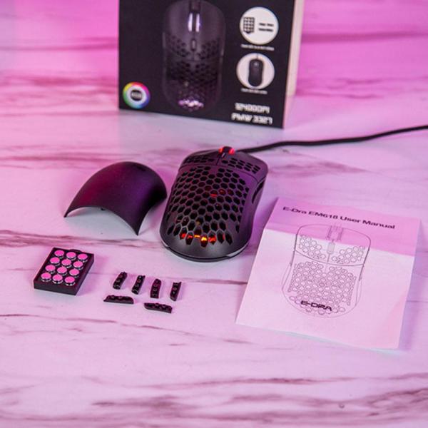 Chuột máy tính gaming E-Dra EM618 Black