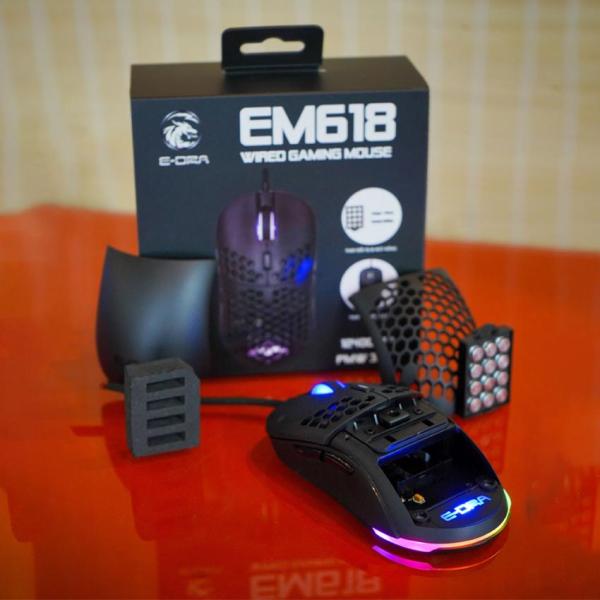 Chuột máy tính gaming E-Dra EM618 Black