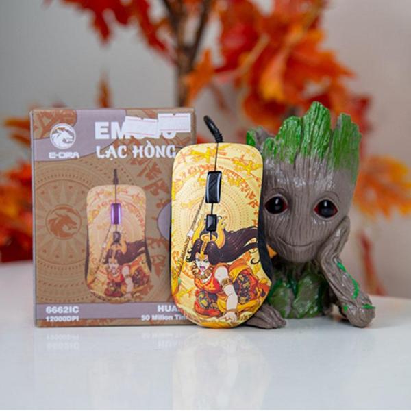 Chuột máy tính gaming E-Dra EM640 Lạc hồng