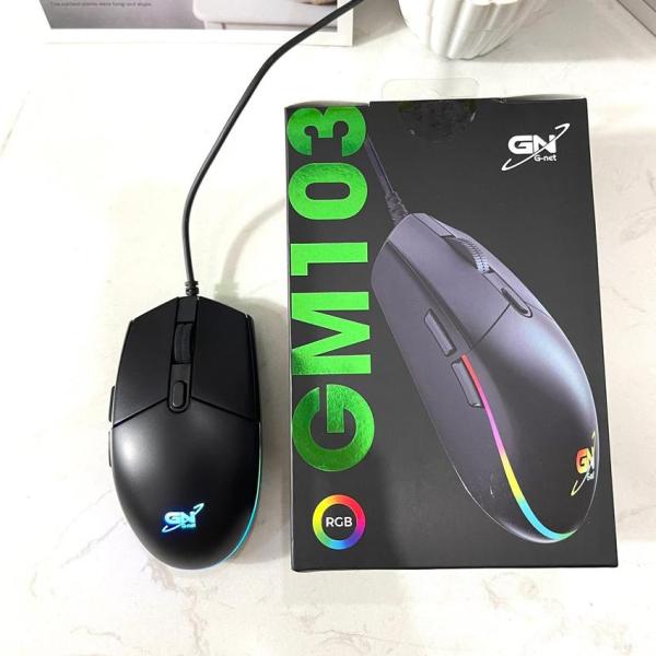 Chuột máy tính gaming có dây G-Net GM103
